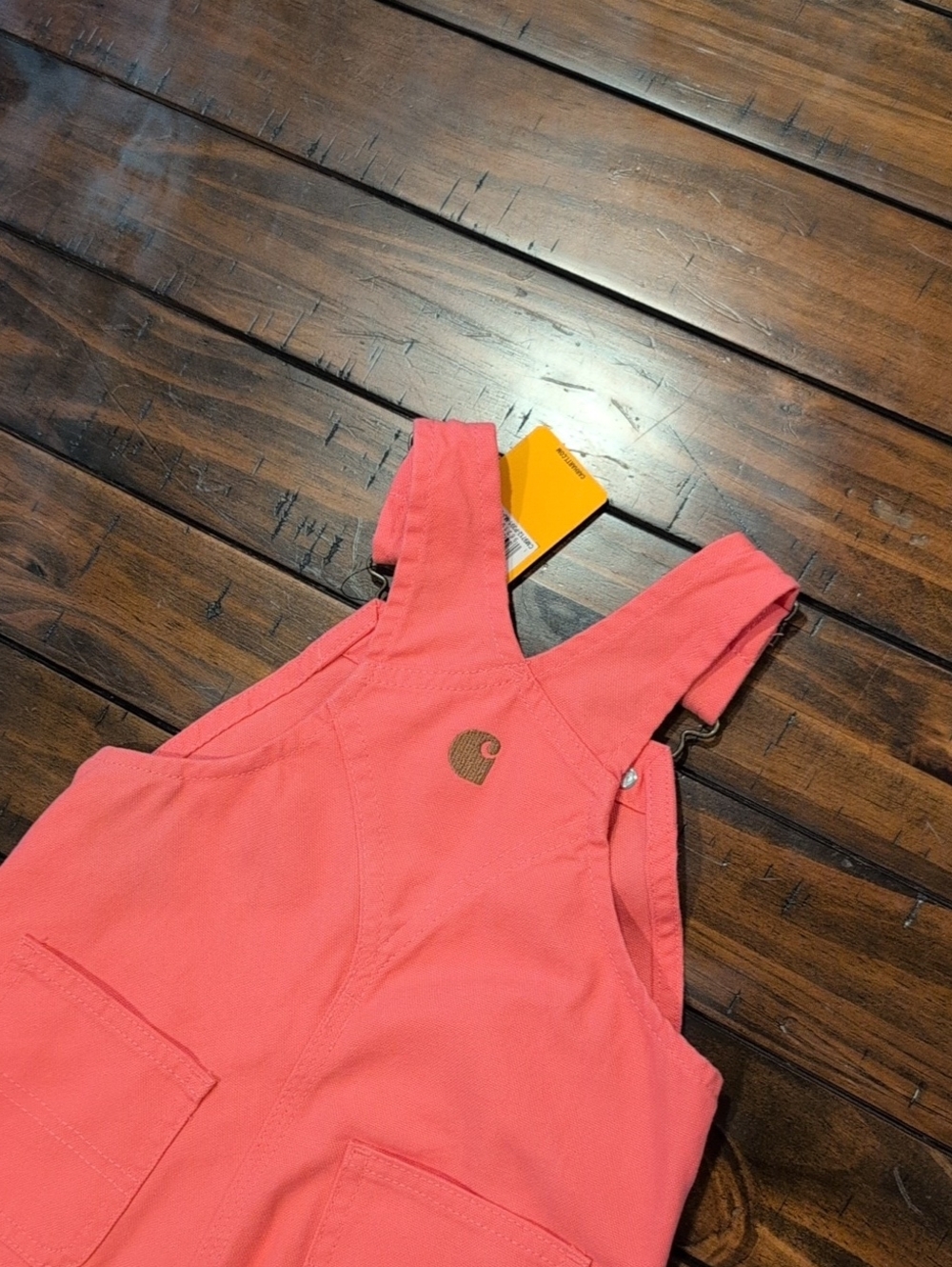 Carhartt Loose Fit Canvas Bib Overalls NWT Leg Snaps Cotton - Picture 7 of 8